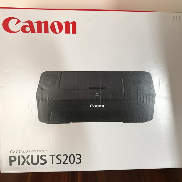 Canon(キヤノン)の新品未使用　Canon PIXUS TS203 インクジェットプリンター インテリア/住まい/日用品のオフィス用品(オフィス用品一般)の商品写真