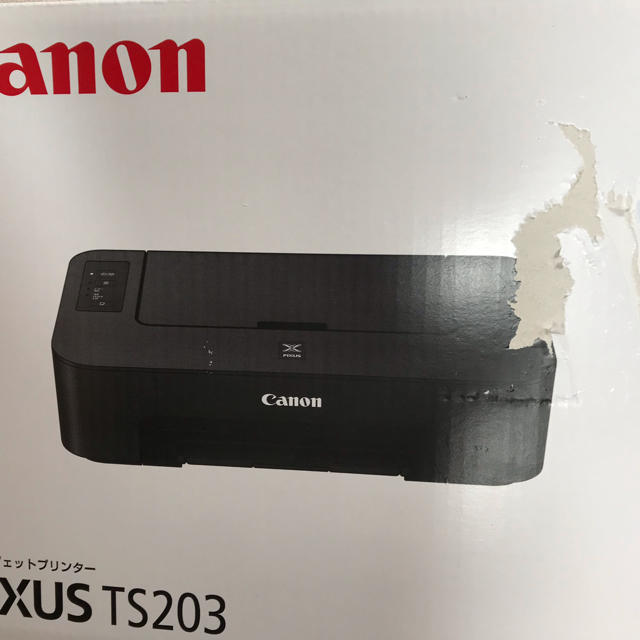 Canon(キヤノン)の新品未使用　Canon PIXUS TS203 インクジェットプリンター インテリア/住まい/日用品のオフィス用品(オフィス用品一般)の商品写真