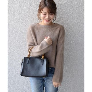 シップス(SHIPS)のみちこさま専用＊汚れあり＊ SHIPS for women モヘヤラメニット(ニット/セーター)