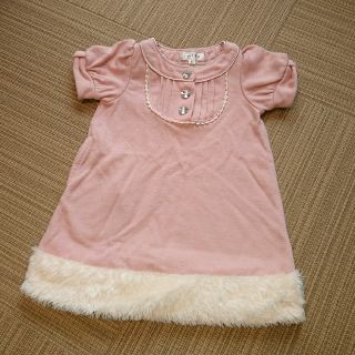 エニィファム(anyFAM)のanyFAM 90cm カットソー 女の子 ピンク(Tシャツ/カットソー)