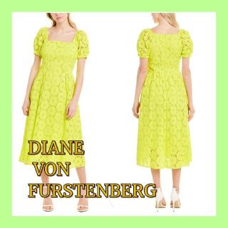 ダイアンフォンファステンバーグ(DIANE von FURSTENBERG)の【DIANE VON FURSTENBERG】ヘレナミディドレス(ひざ丈ワンピース)