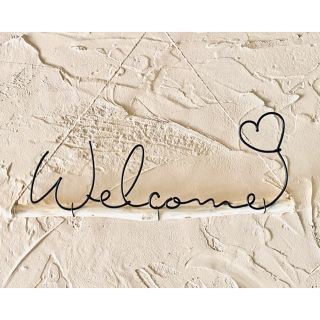 ワイヤークラフト　welcome sign♪(インテリア雑貨)