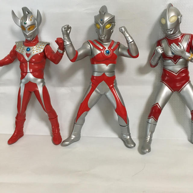 ウルトラマン　大フィギュア　3体セット