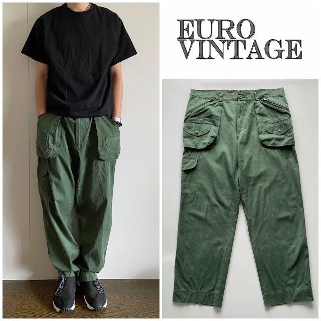 Engineered Garments(エンジニアードガーメンツ)の希少 EURO VINTAGE ミリタリーカーゴパンツ 54 メンズのパンツ(ワークパンツ/カーゴパンツ)の商品写真