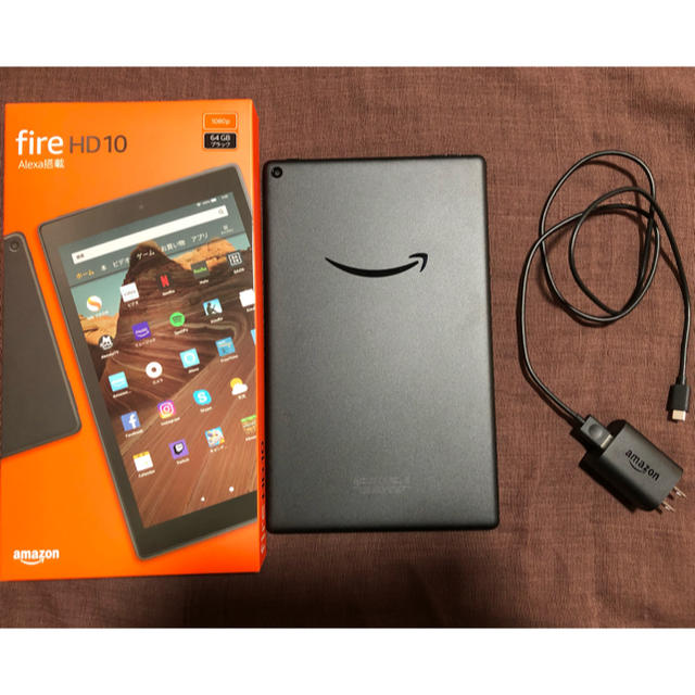 fire HD10 タブレット 64GB ブラックPC/タブレット