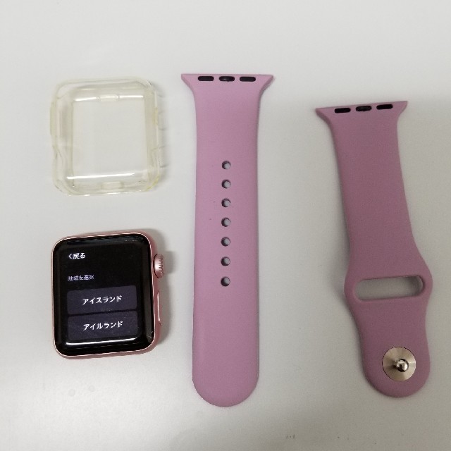 AppleWatch Series 2 38mm アルミニウム ローズゴールド