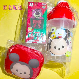 ディズニー(Disney)の【オマケ付き新品！】ツムツム水筒＆エコバッグ★2個セット(キャラクターグッズ)