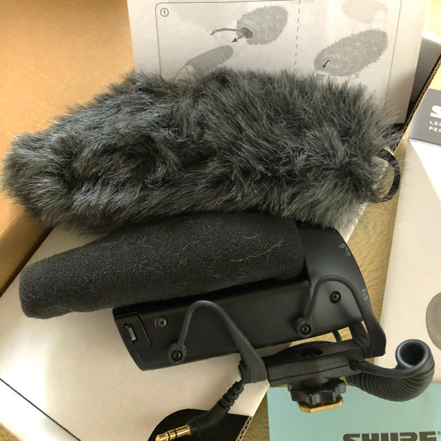 SHURE VP83 ショットガンマイクロフォン ウィンドジャマー付き スマホ/家電/カメラのカメラ(デジタル一眼)の商品写真