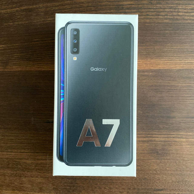 Galaxy A7 Black SM-A750C モバイル SIMフリー - スマートフォン本体