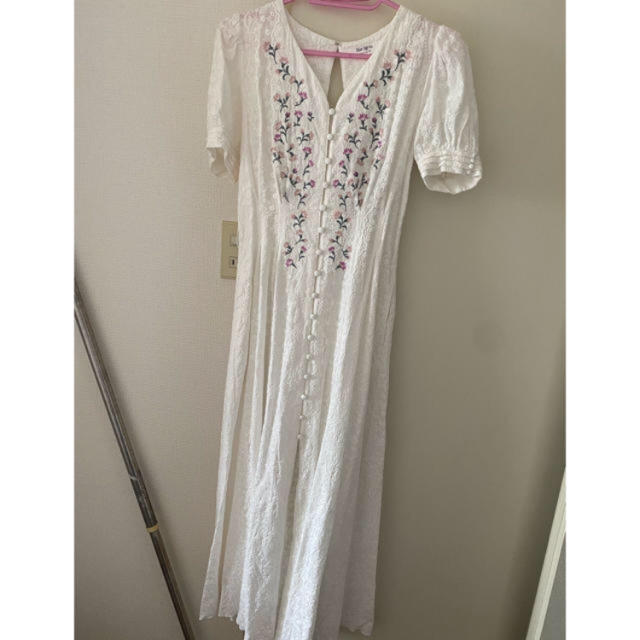snidel Tie front embroidery dressの通販 by Ellen's shop