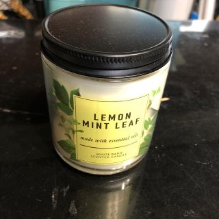 バスアンドボディーワークス(Bath & Body Works)のBath&BodyworksキャンドルLEMON MINT LEAF(キャンドル)