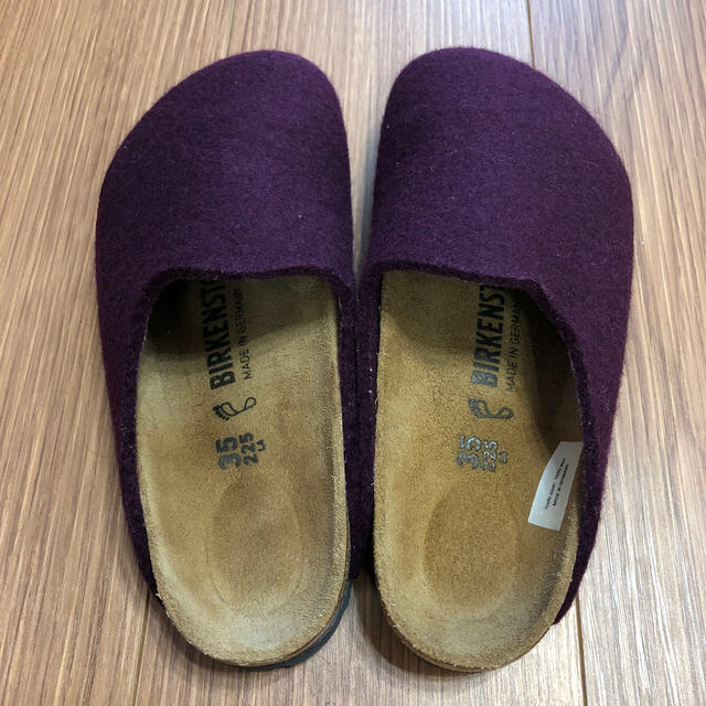 BIRKENSTOCK(ビルケンシュトック)のビルケンシュトック アムステルダム AUBERGINE インテリア/住まい/日用品のインテリア小物(スリッパ/ルームシューズ)の商品写真