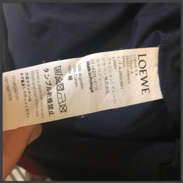LOEWE S t-shirt 確実正規の通販 by yu_sp|ロエベならラクマ - ロエベ 超激安好評