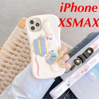 シナモロール(シナモロール)の★期間限定セール★サンリオ シナモロールiPhoneXSMAXケースストラップ付(iPhoneケース)