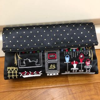 ルルギネス(LULU GUINNESS)のルルギネス メイクポーチ 小物入れ(ポーチ)