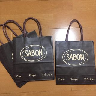 サボン(SABON)のサボン　紙袋　SABON ショッパー　新品未使用　3枚＋1枚　4点セット(ショップ袋)