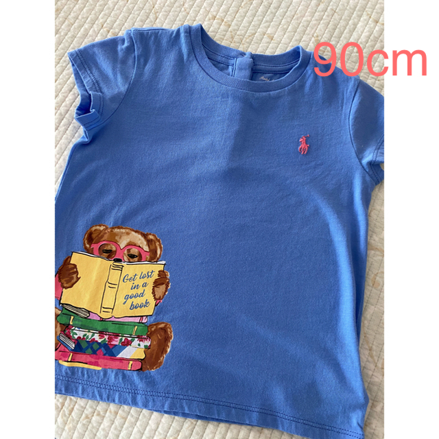 POLO RALPH LAUREN(ポロラルフローレン)のSALE♪新品 Ralph Lauren リーディング ベア Tシャツ キッズ/ベビー/マタニティのキッズ服女の子用(90cm~)(Tシャツ/カットソー)の商品写真