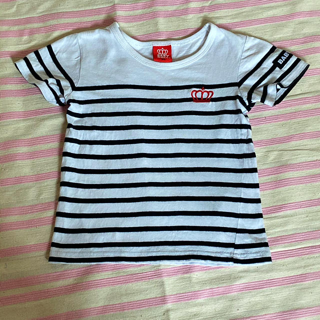 BABYDOLL(ベビードール)のbaby doll ストライプ Tシャツ サイズ100 キッズ/ベビー/マタニティのキッズ服男の子用(90cm~)(Tシャツ/カットソー)の商品写真