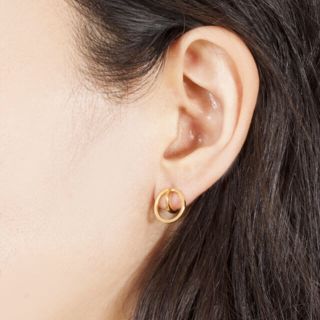 エテ(ete)のete ゴールドシンプルピアス(ピアス)