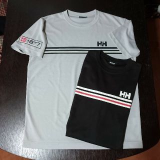 ヘリーハンセン(HELLY HANSEN)のHELLY HANSEN　半袖Tシャツ　グレー.黒 2枚セット(Tシャツ/カットソー(半袖/袖なし))