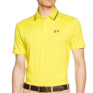 アンダーアーマー(UNDER ARMOUR)のUA ポロシャツ 黄 XL(ウエア)