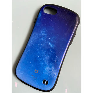 iFace iPhone7 8 対応　スマホケース　ミルキウェー　青　ブルー(iPhoneケース)
