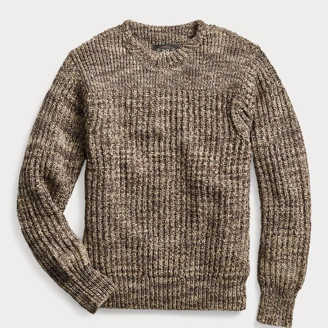 RRL - 新品*RRL*コットン クルーネック セーター*S* ダブルアールエル