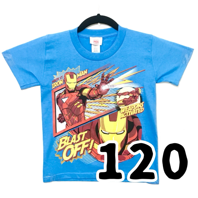 MARVEL(マーベル)のアイアンマン（Iron Man）子供用Tシャツ　サイズ5/6 キッズ/ベビー/マタニティのキッズ服男の子用(90cm~)(Tシャツ/カットソー)の商品写真