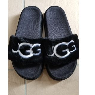 アグ(UGG)のたぽ様専用UGG レディース レイトン ファー スライドサンダル(サンダル)