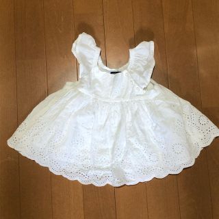 ベビーギャップ(babyGAP)のbabyGAP レースチュニック ワンピース 12-18m 80(ワンピース)