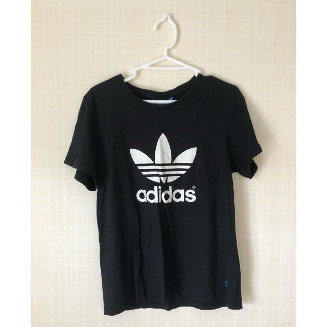 adidas(アディダス)のアディダス tシャツ ブラック レディースのトップス(Tシャツ(半袖/袖なし))の商品写真