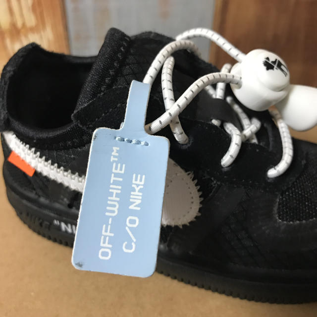 AIR FORCE 1 OFF White TD ベビーシューズ　12センチベビー靴/シューズ(~14cm)