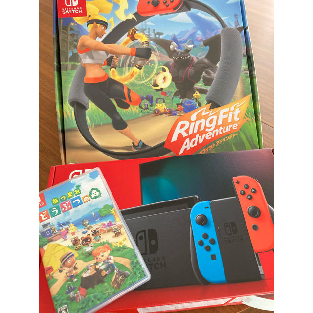 任天堂switch スイッチ あつ森 リングフィット