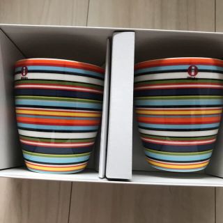 イッタラ(iittala)の【未使用品】イッタラ　オリゴ　　ペアマグカップ　箱付き(グラス/カップ)