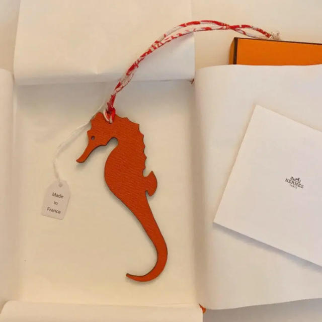 Hermes(エルメス)の***HERMES Petit h ♡縁起物♡ タツノオトシゴ*** ハンドメイドのファッション小物(バッグチャーム)の商品写真