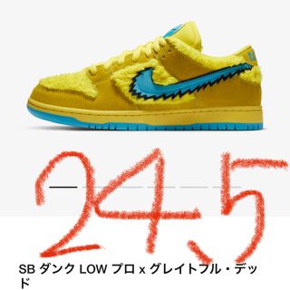 ナイキ(NIKE)のNike SBダンク LOWプロ × グレイトフル デッド 24.5(スニーカー)