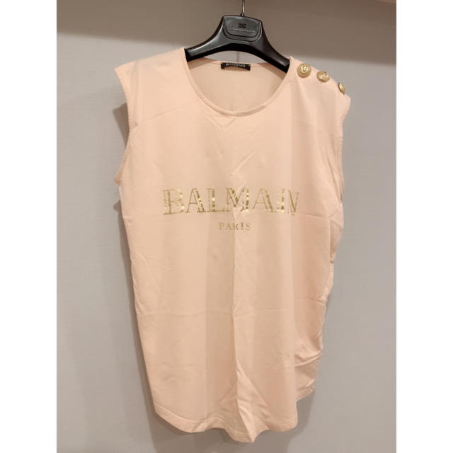 BALMAIN(バルマン)のバルマン　ノースリーブシャツ メンズのトップス(Tシャツ/カットソー(半袖/袖なし))の商品写真