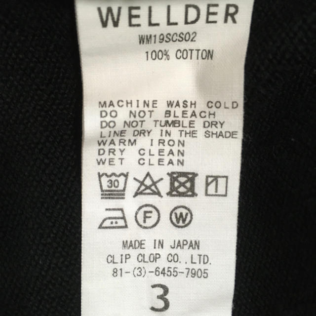 COMOLI(コモリ)のWELLDER ウェルダー Buck Side Tucked Crewneck メンズのトップス(スウェット)の商品写真