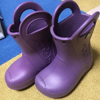 クロックス(crocs)の値下げ！美品♡クロックス長靴 14㎝(長靴/レインシューズ)