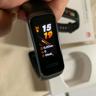 アンドロイド(ANDROID)のHUAWEI Band4 美品 スマートバンド(腕時計(デジタル))