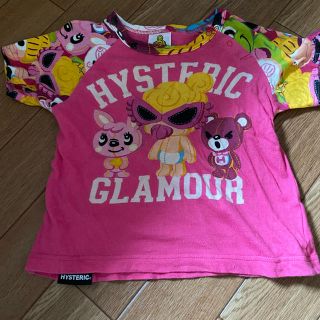 ヒステリックミニ(HYSTERIC MINI)のヒステリックミニ半袖ピンク80(Tシャツ/カットソー)