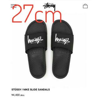 ステューシー(STUSSY)のSTUSSY × NIKE ベナッシ  27cm　SLIDE SANDALS(サンダル)