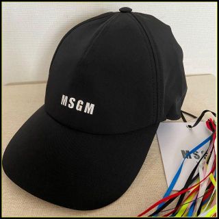 エムエスジイエム(MSGM)の新品☆MSGM☆ちびロゴ キャップ Black(キャップ)