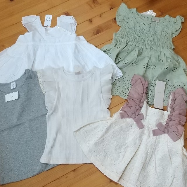 最新コレックション petit トップスセット110 新品 - main Tシャツ+カットソー 最新コレックション petit トップスセット110 新品 - main Tシャツ+カットソー