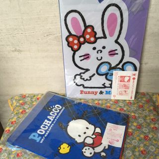 サンリオ(サンリオ)のサンリオ  クリアファイル３枚＆巾着２枚セット(クリアファイル)