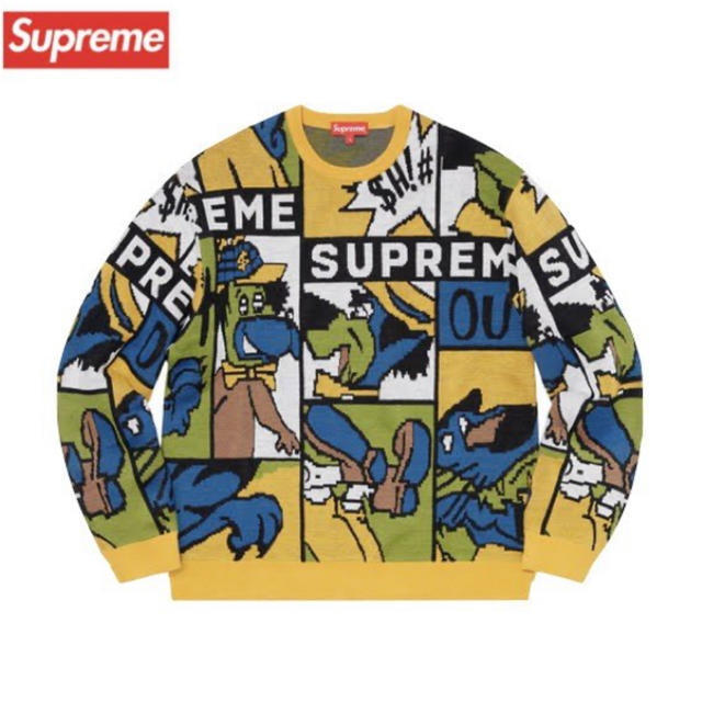 MulticolorSIZE【新品】Supreme Cartoon Sweater