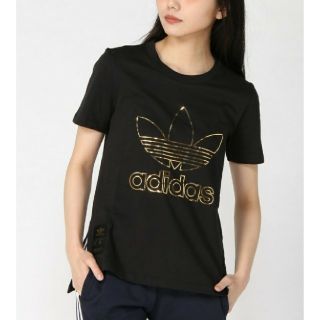 アディダス(adidas)の●●専用●●L新品adidasアディダスオリジナルス黒ブラックTシャツカットソー(Tシャツ(半袖/袖なし))