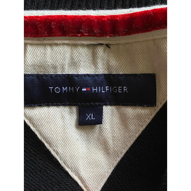 TOMMY HILFIGER(トミーヒルフィガー)のトミーフィルガー  スタジャン  黒  XL USED メンズのジャケット/アウター(スタジャン)の商品写真