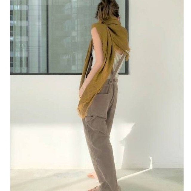 L'Appartement DEUXIEME CLASSE(アパルトモンドゥーズィエムクラス)のMAISON DE VACANCES Linen Stole 150×200 レディースのファッション小物(ストール/パシュミナ)の商品写真