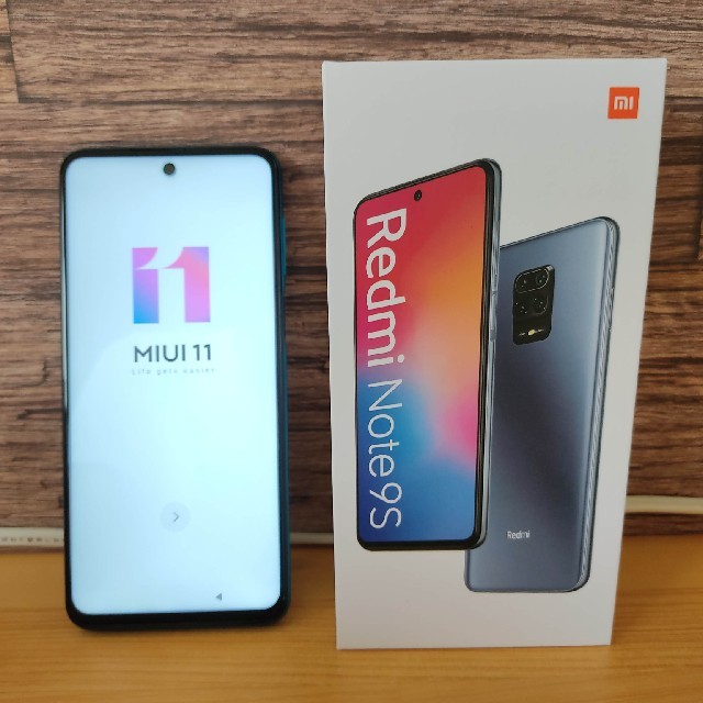 【超美品おまけ付】Xiaomi Redmi Note9S Aurora Blue